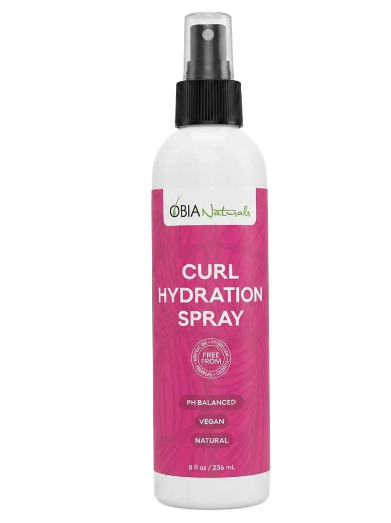 Curl Hydration Spray — Daily Curl Refresher with Argan & Rose